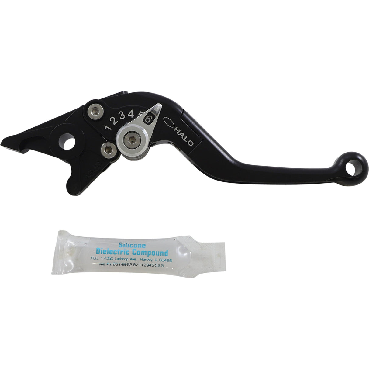 DRIVEN RACING 0614-1755 DFL-AS-531 Halo Adjustable & Folding Brake Lever Brake Lever - Halo