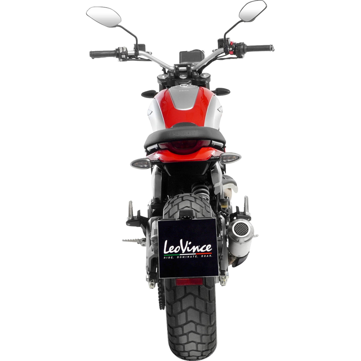 Leovince LV-10 Muffler - 15266 Ducati Scrambler Full Throttle / Scrambler Icon / Scrambler Icon Dark / Scrambler Nightshift 2023-2025