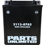 Parts Unlimited Factory-Activated AGM Maintenance-Free Battery CTX12AABS For Benelli 250 1999-2003 | Ducati Supersport 750 1991-2007