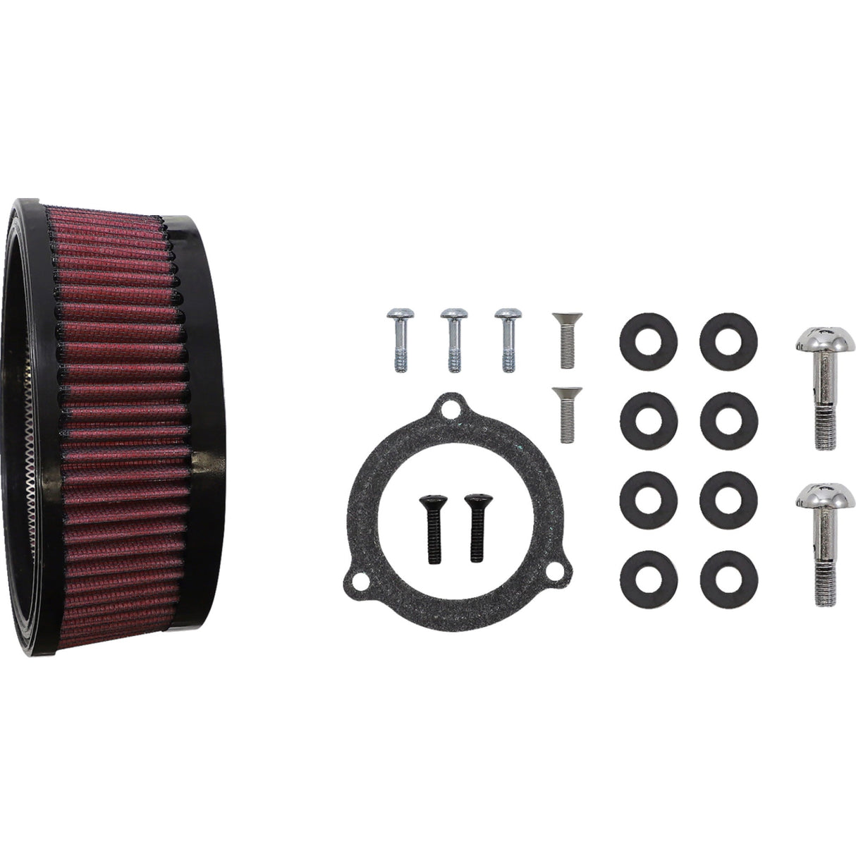 S&S Cycle Air Stinger Stealth Air Cleaner Kit Black - 170-0720A For Harley Motorcycles 2008-2017