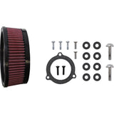 S&S Cycle Air Stinger Stealth Air Cleaner Kit Black - 170-0720A For Harley Motorcycles 2008-2017