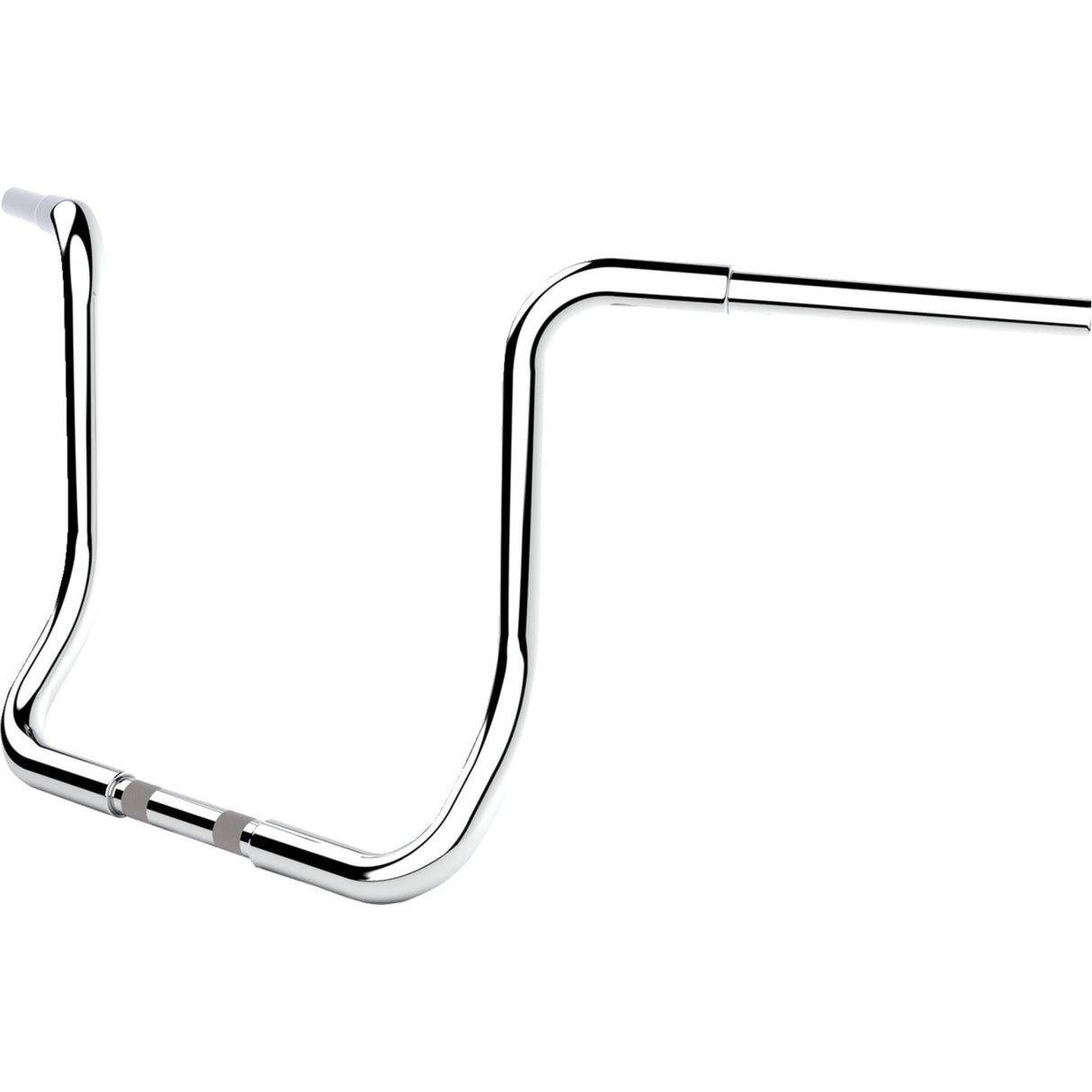 LA Choppers Twin Round Handlebar 14" Chrome - LA-7325-14C For Harley Touring 1996-2023