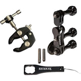 RICKRAK 0636-0217 GPMCM-1-2-W GoPro Mount Mount - GoPro - 360 - Universal Clamp