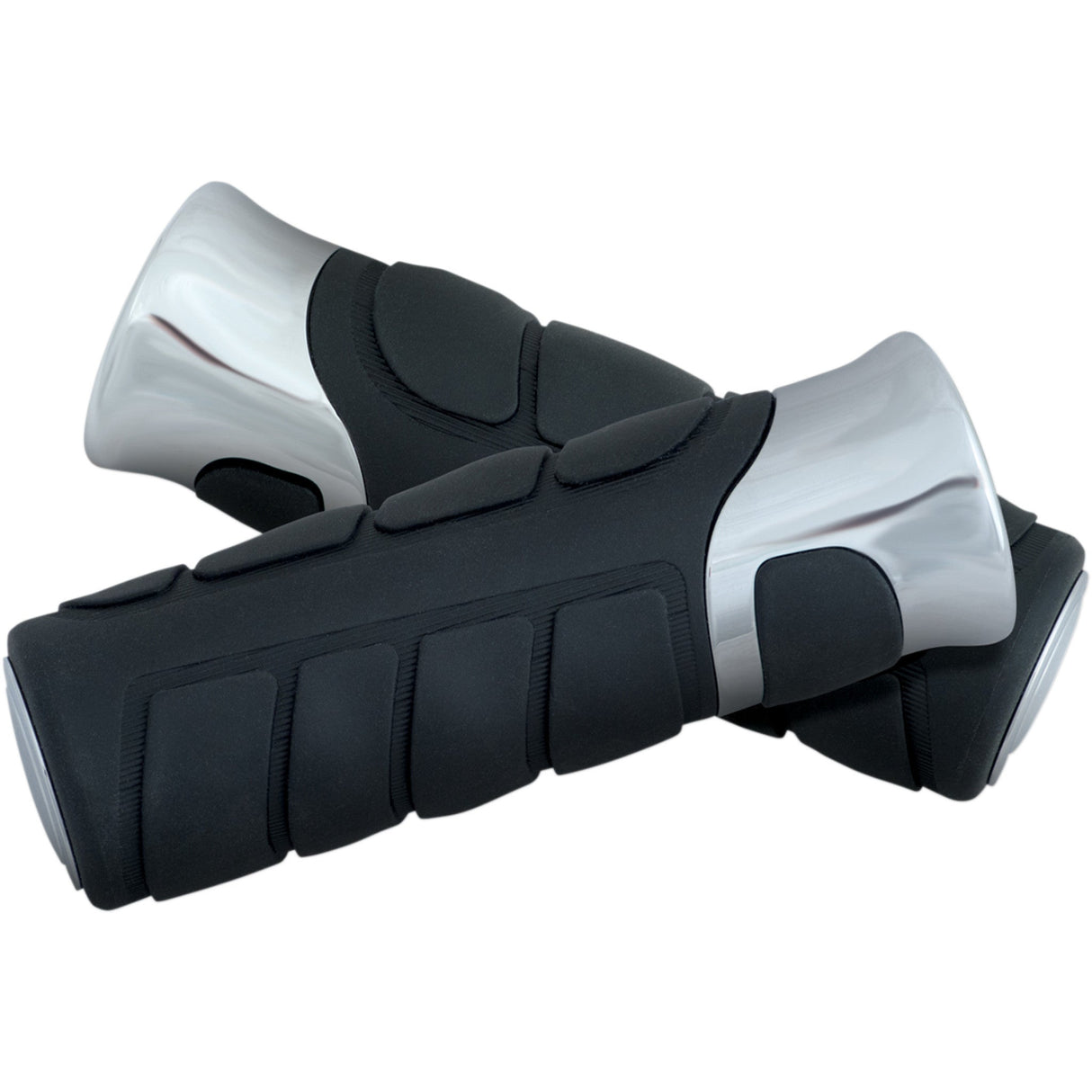 Show Chrome Solace Grips - 17-121 Honda VT1300CX Fury / VT13CX Fury / VT13CXA Fury 2022-2023