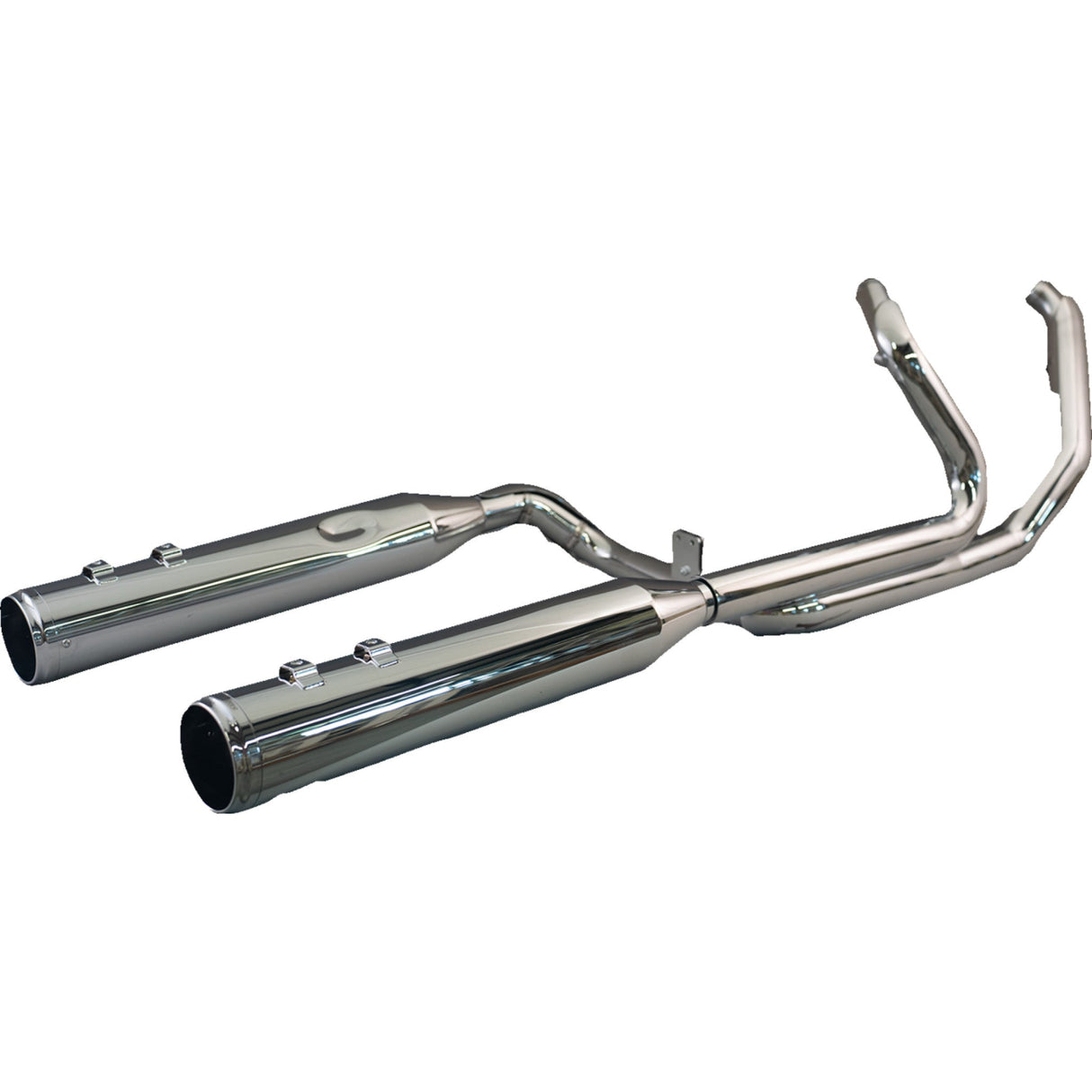 Khrome Werks 2-Into-2 Dominator Exhaust System Chrome With Race Tip M8 - 200120 For Harley Touring 2017-2026