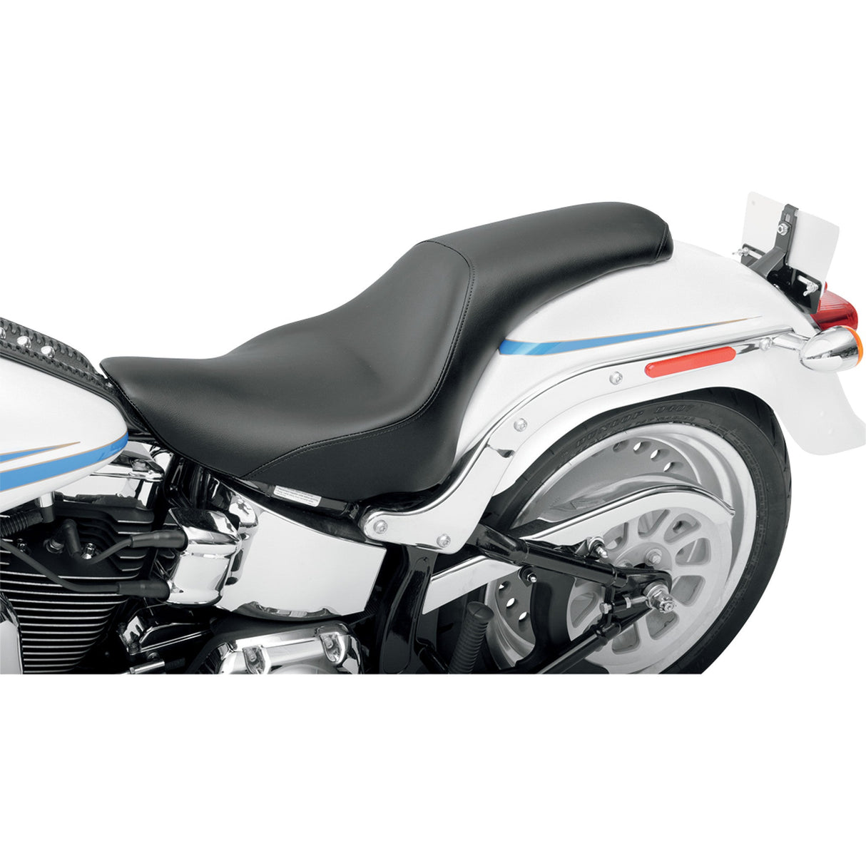 Saddlemen Profiler™ Seat Profiler™ Black Smooth - 806-12-047 For Harley Softail 2006-2017