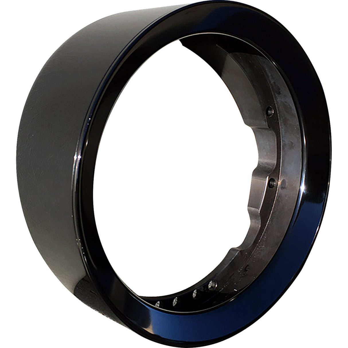 Headwinds Headlight Bezel 10" Bradley Black - 1-7029ZA-10 For Harley Touring 1995-2024