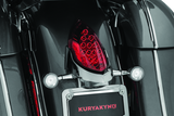 Kuryakyn Rear Turn Signal & License Plate Mount Indian Chrome - 3128 For Indian 2014-2021