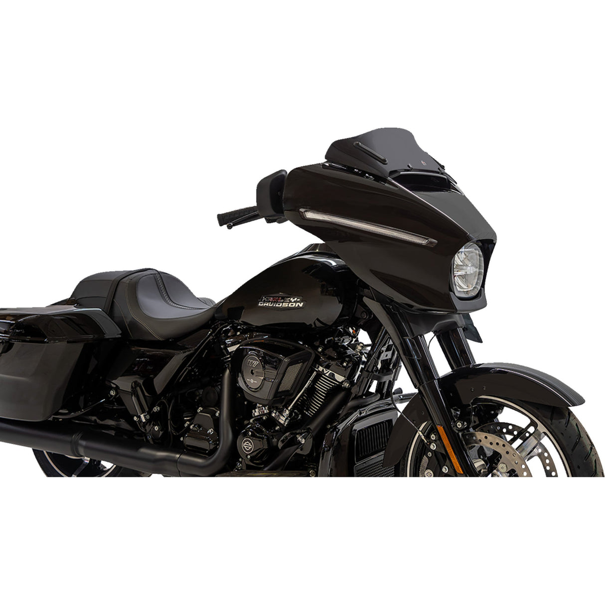Klock Werks Flare® Windshield 6-1/2" Black - KWW-01-0722-B For Harley Street Glide 2023-2026