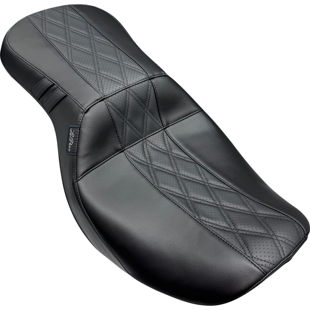 LePera Outcast Seat Without Backrest GT2 Inlay - LV-997GT2 For Harley Touring 2023-2026