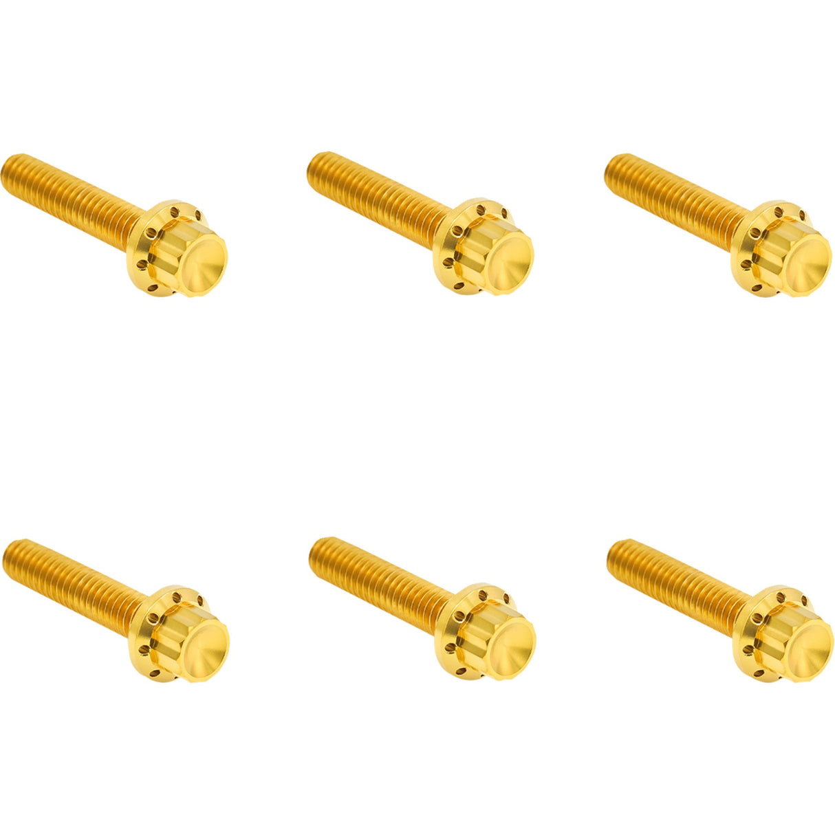 ARLEN NESS 2401-1810 300-702 Transmission Side Cover Titanium 12-Point Bolt Kit Bolt Kit - Clutch Cover - Titanium - 12-Point - M8 Gen 2 - Gold