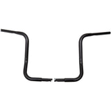 FAT Baggers INC. 1-1/4" EZ Install Round Top Handlebar 14" Black - 903014-B For Harley Touring 1986-2022