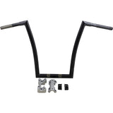 Todd's Cycle 1-1/4" Touring Handlebar 17" Flat Black For Harley Road Glide 2015-2022