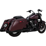 Vance & Hines Torquer 450 Slip-On Mufflers Black - 46674 For Harley Touring 2017-2026