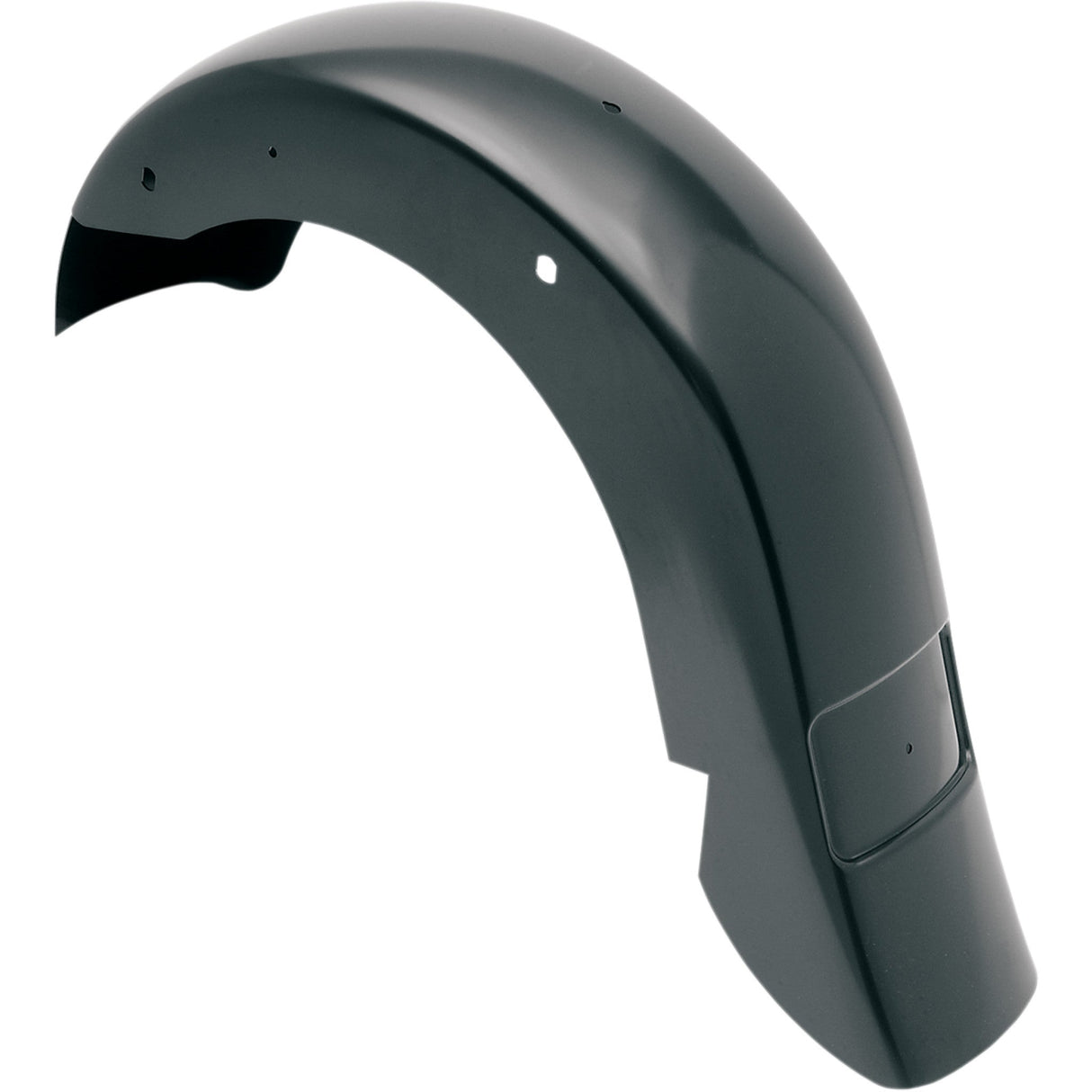Klock Werks WFB™ Benchmark Rear Fender Frenched Black Steel - KWF-01-0121 For Harley Touring 1997-2008