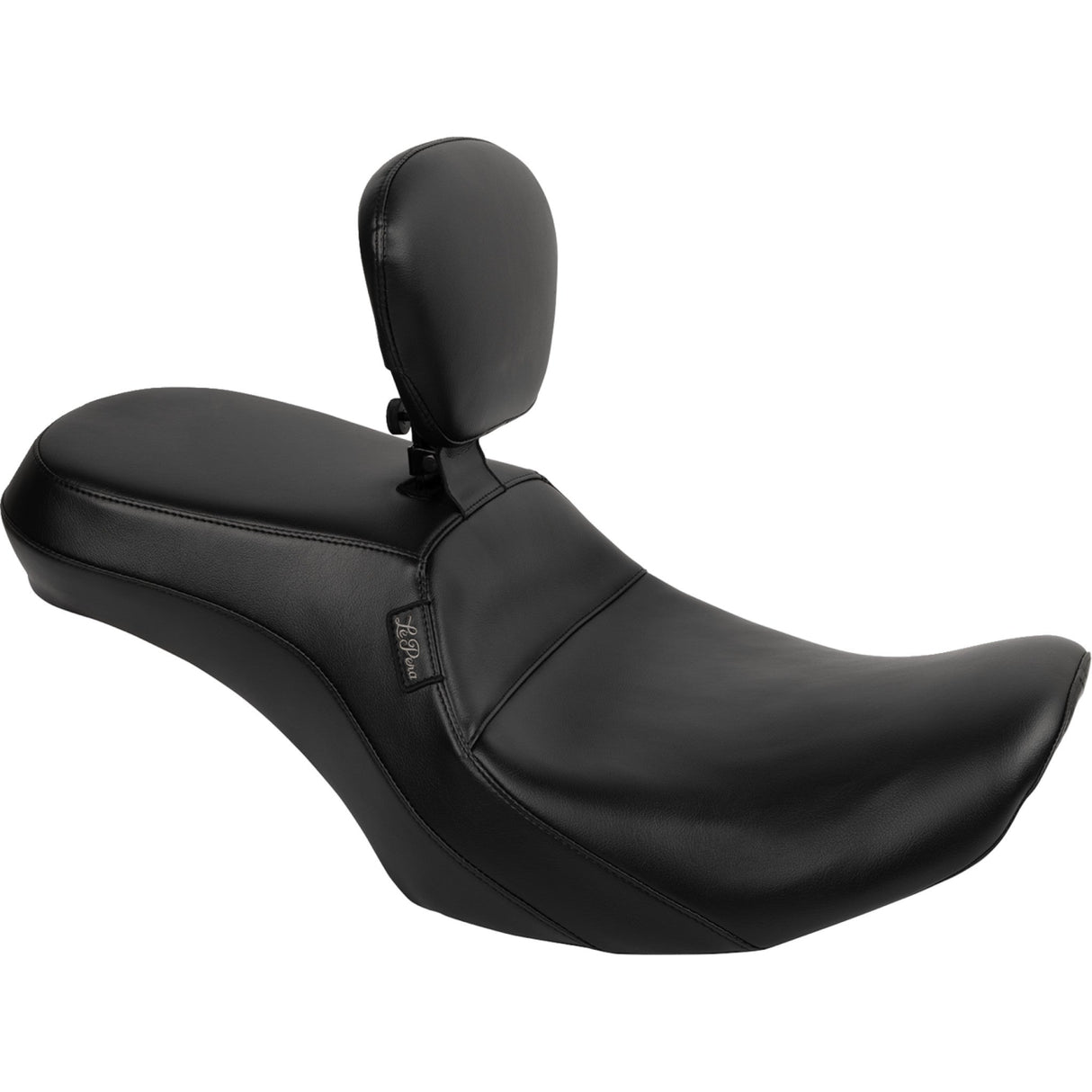 LePera Outcast Seat With Backrest Plain - LV-997BR For Harley Touring 2023-2026
