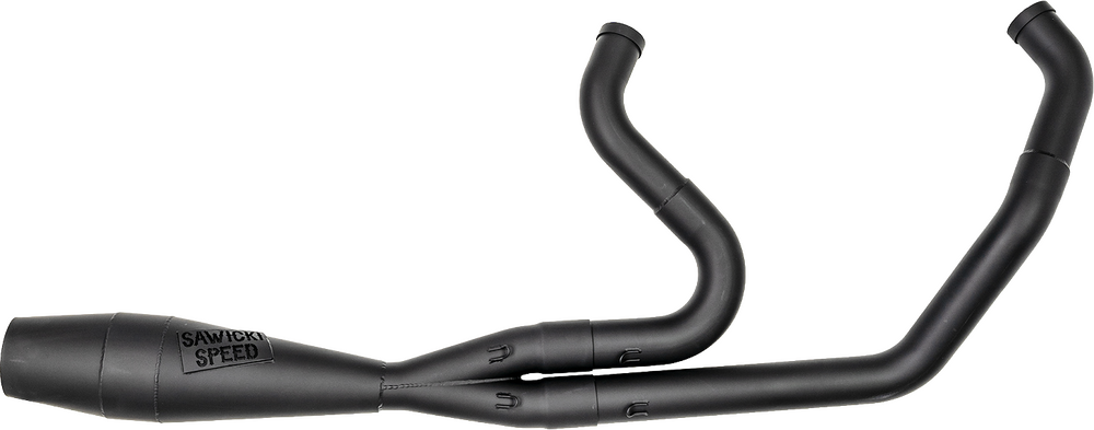 Sawicki 2IN1 TC Softail Shorty Cannon Black For Harley 1986-2017