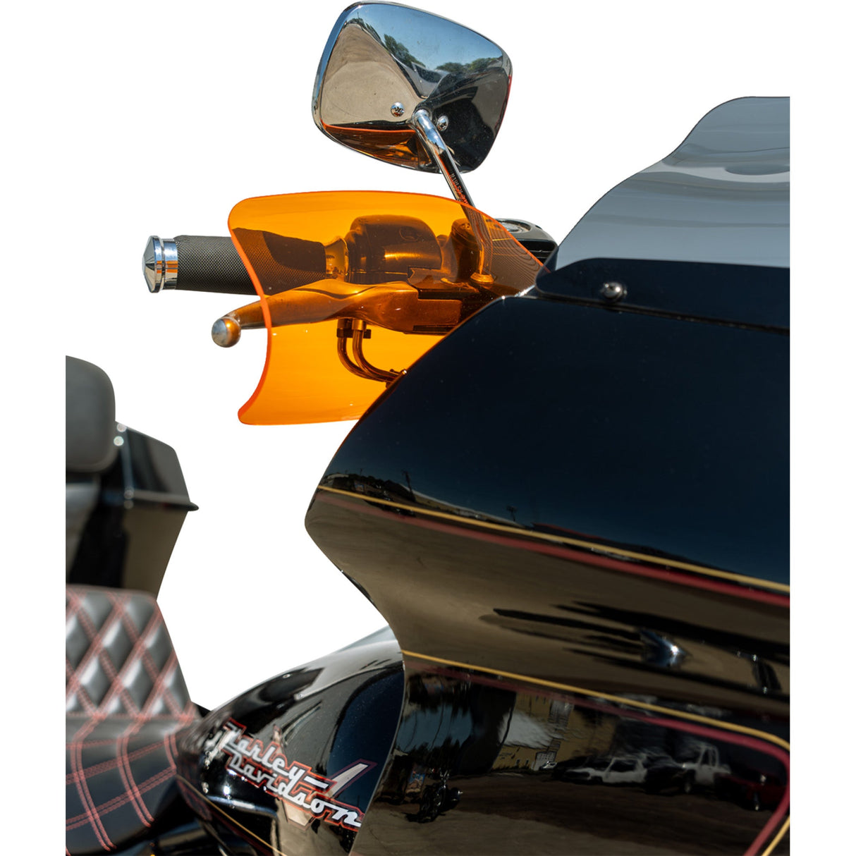 Klock Werks Flare® Handguards Orange Ice - KWS-01-0125-23 For Harley Touring 2023-2026