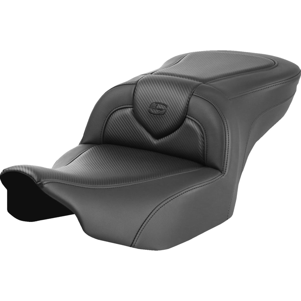 Saddlemen Roadsofa™ Carbon Fiber Seat Without Backrest - 823-07-18500 For Harley Touring 2023-2026