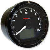 KOSO NORTH AMERICA 2211-0131 BA035K00 TNT-01R Universal Electronic Speedometer/Tachometer black face/casing