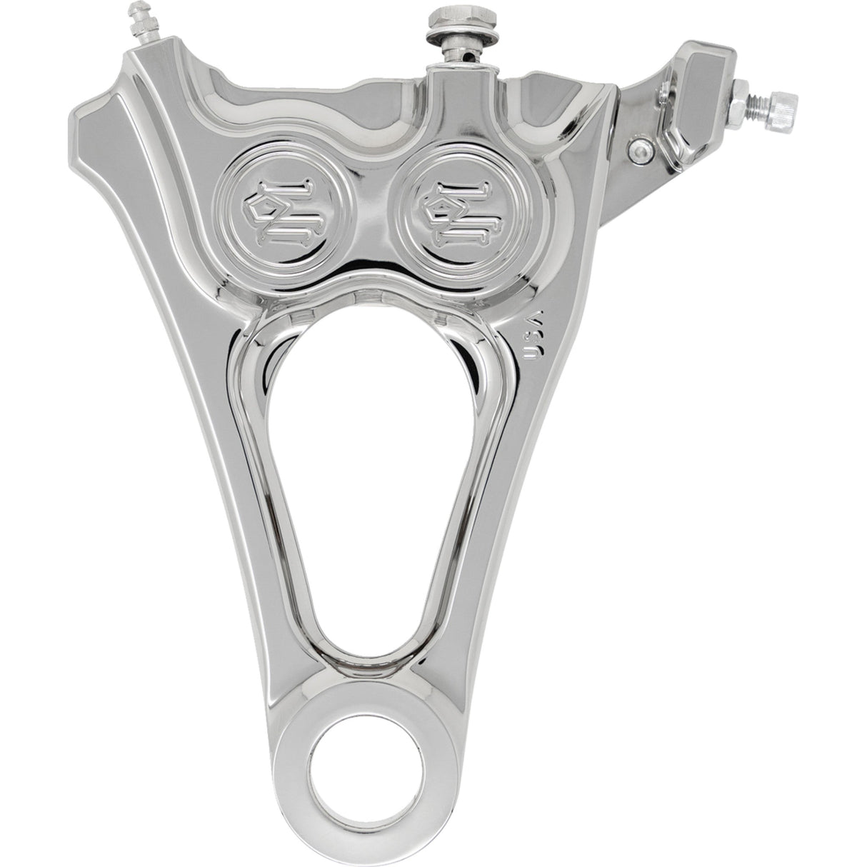 PERFORMANCE MACHINE (PM) 1701-0748 1256-0084-CH 4-Piston Differential-Bore Rear Caliper - Chrome