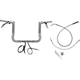 FAT Baggers INC. 1-1/2" EZ Install Flat Top Handlebar 12" Chrome - 649012 For Harley Street Glide 2023-2026