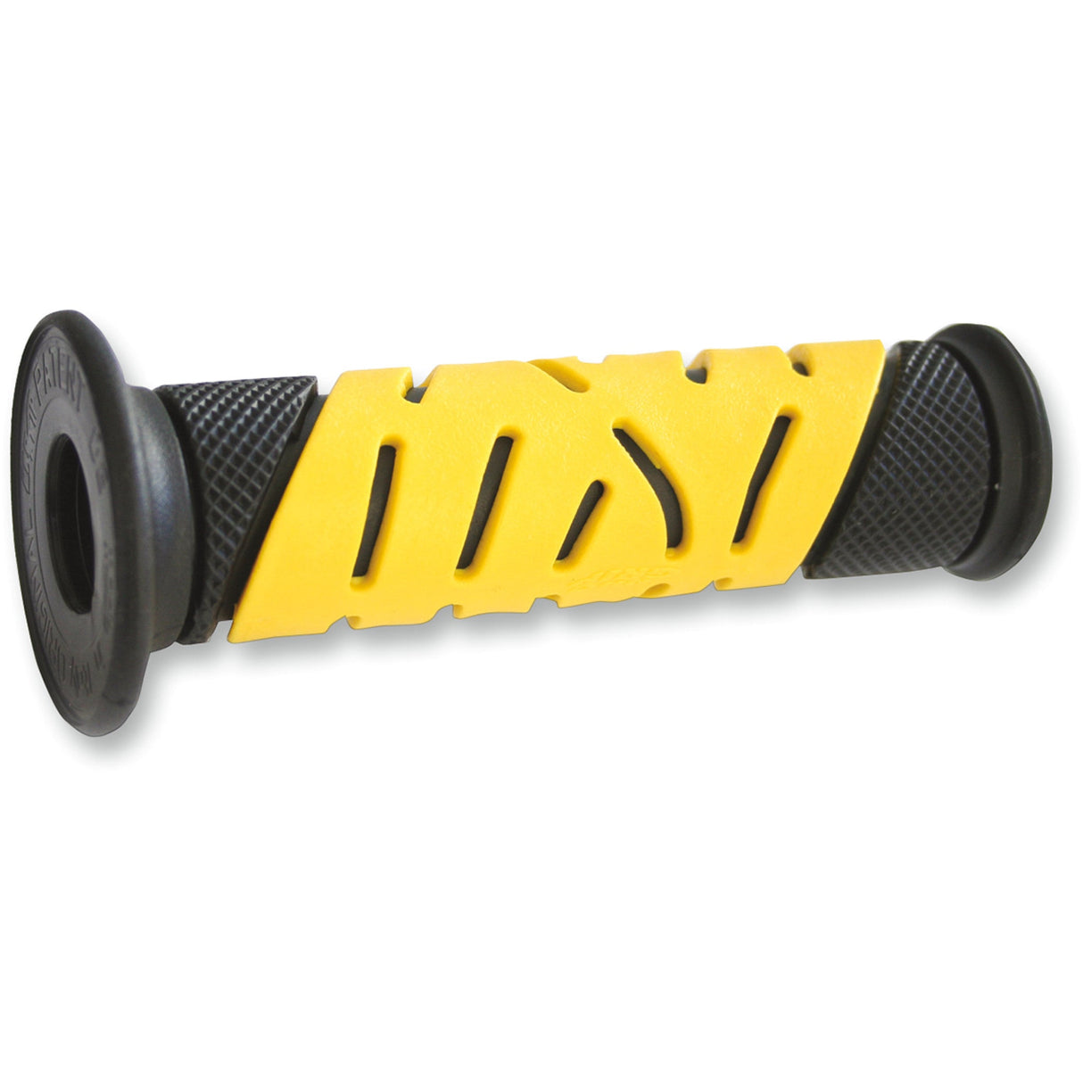 PRO GRIP PG-719YLX PA0719OENEGI 719 Dual Density Sportbike Grips Grips - Gel - 719 - Open Ends - Black/Yellow