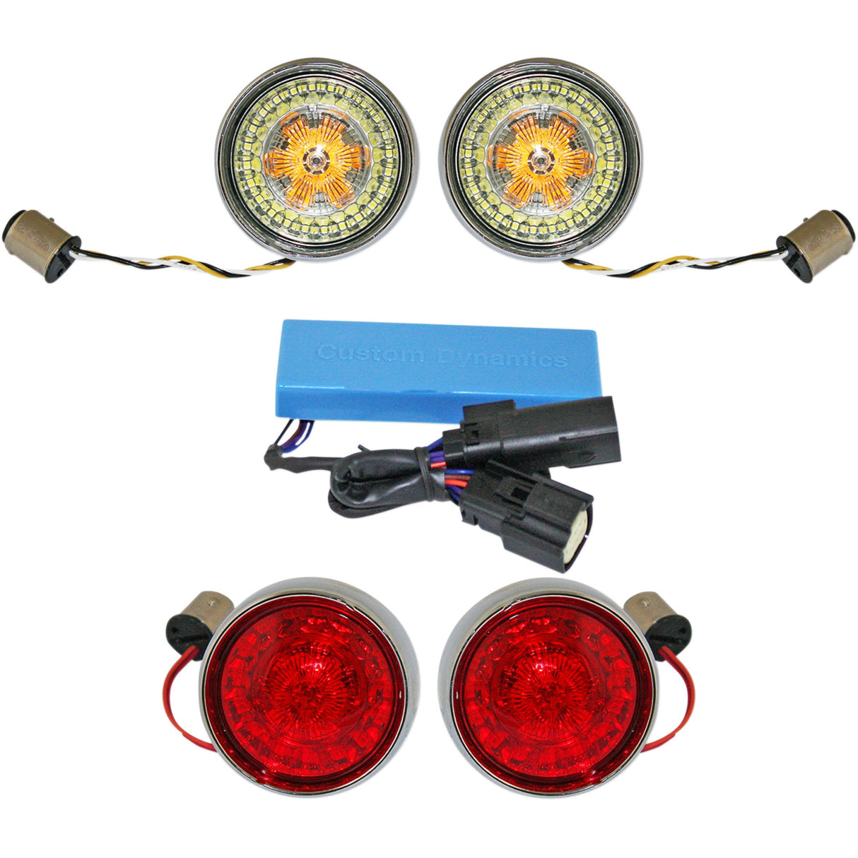 Custom Dynamics Tssm Turn Signal Assembly - PB-SS-BB-C For Harley Touring 2010-2013