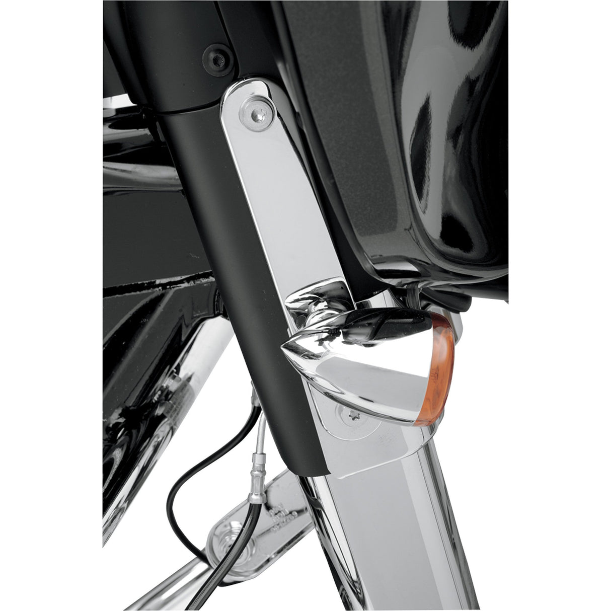 Drag Specialties Relocation Bracket - 2020-0396 For Harley Touring 1997-2013