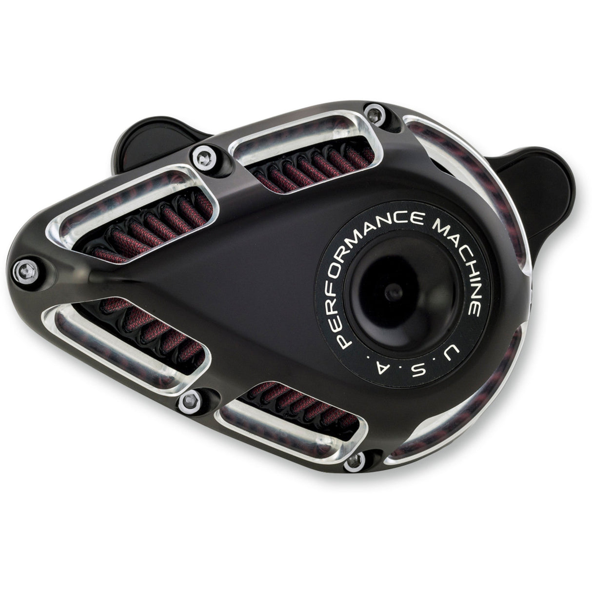 Performance Machine Jet Air Cleaner - 0206-2140-BM For Harley Motorcycles 2017-2023
