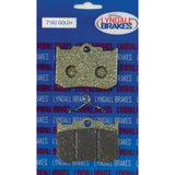 LYNDALL RACING BRAKES LLC 1720-0048 7182-GPLUS Organic Indian/Victory Brake Pads Brake Pads - Gold+ PM 4 Piston