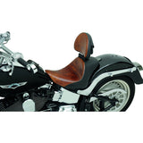 Saddlemen Lariat Driver's Backrest Distressed Brown - 11567B For Harley Sportster 2004-2020