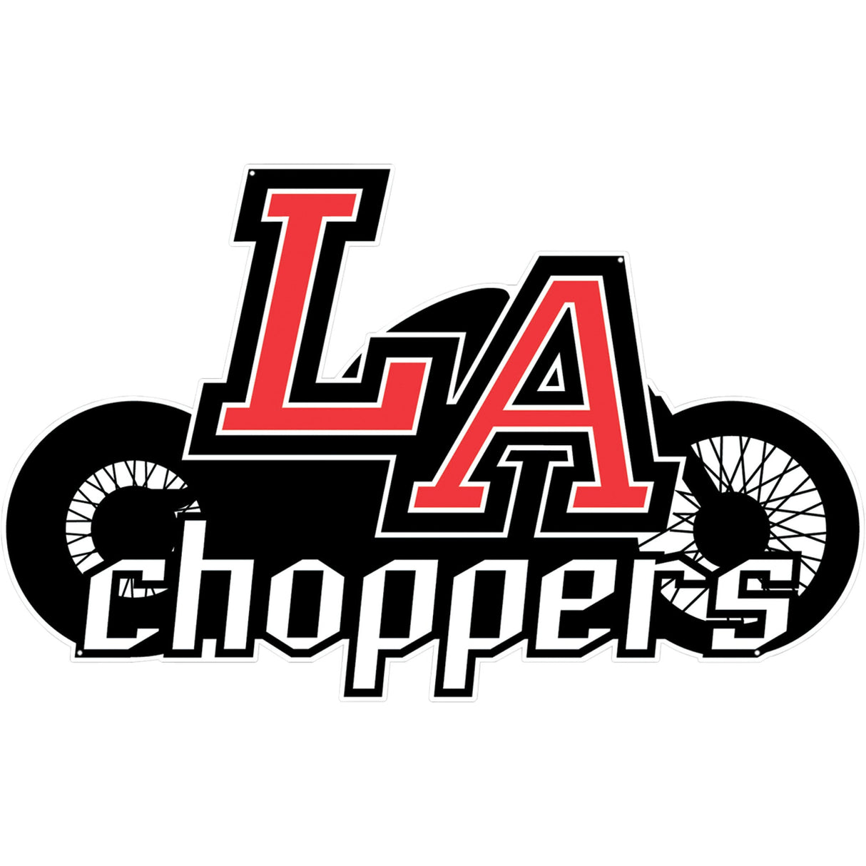 LA CHOPPERS 9904-0977 9904-0977 Sign metal