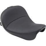 DRAG SPECIALTIES 0803-0555 Solo Seat with EZ Glide II™ Backrest Option Solo Seat - Mild Stitched - Driver's Backrest - FXD/FLD '06-'17