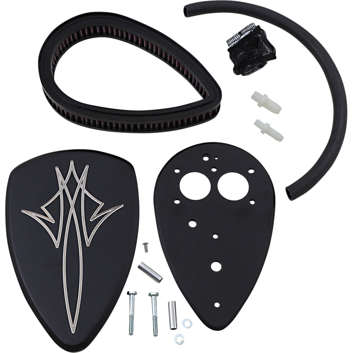Baron Big Air Kit (BAK) Pinstripe Air Cleaner - BA-2074-13B Kawasaki 900 Vulcan Classic 2006-2021
