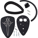 Baron Big Air Kit (BAK) Pinstripe Air Cleaner - BA-2074-13B Kawasaki 900 Vulcan Classic 2006-2021