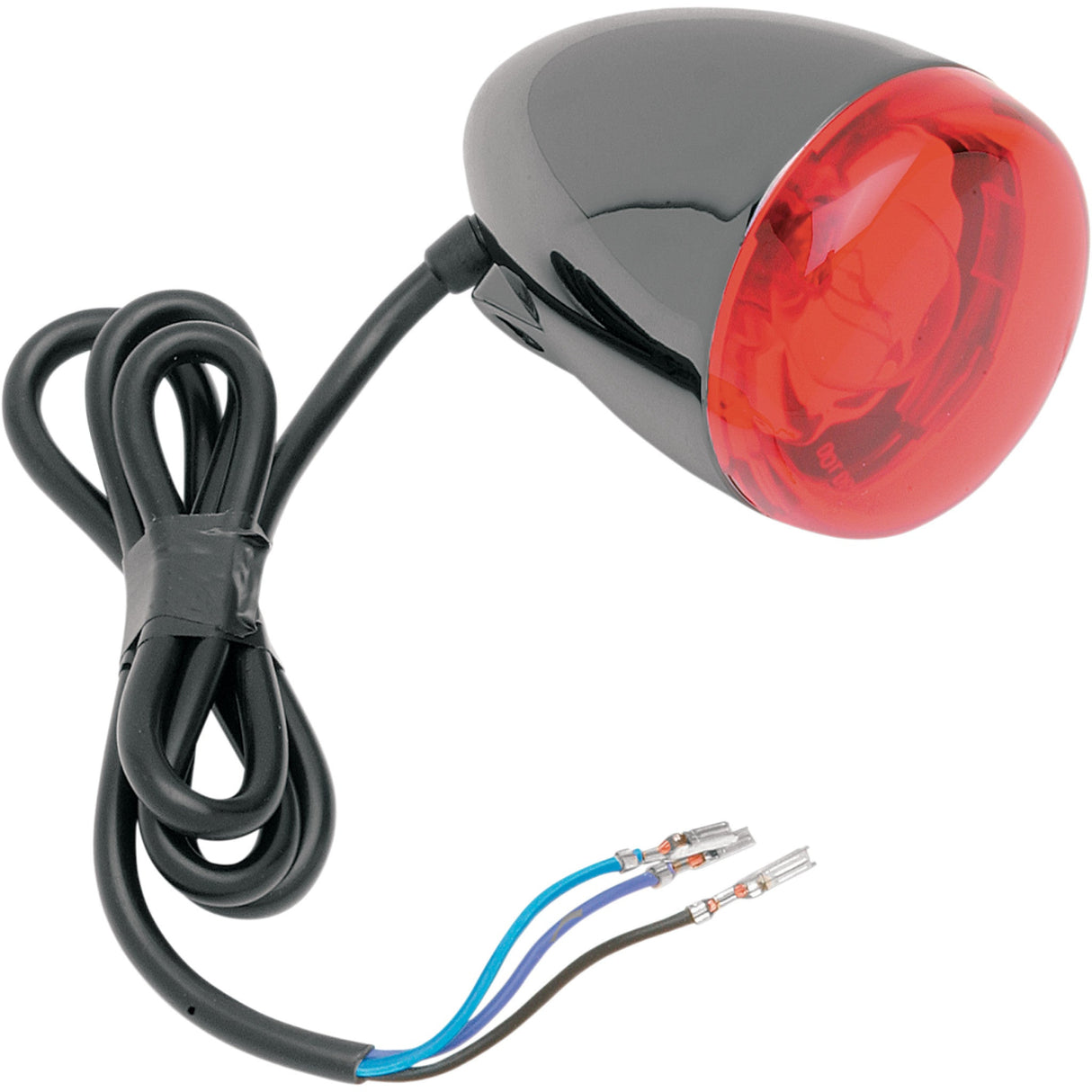 CHRIS PRODUCTS 8510R 8500R-BN Custom Turn Signal Turn Signal - Black Nickel/Red