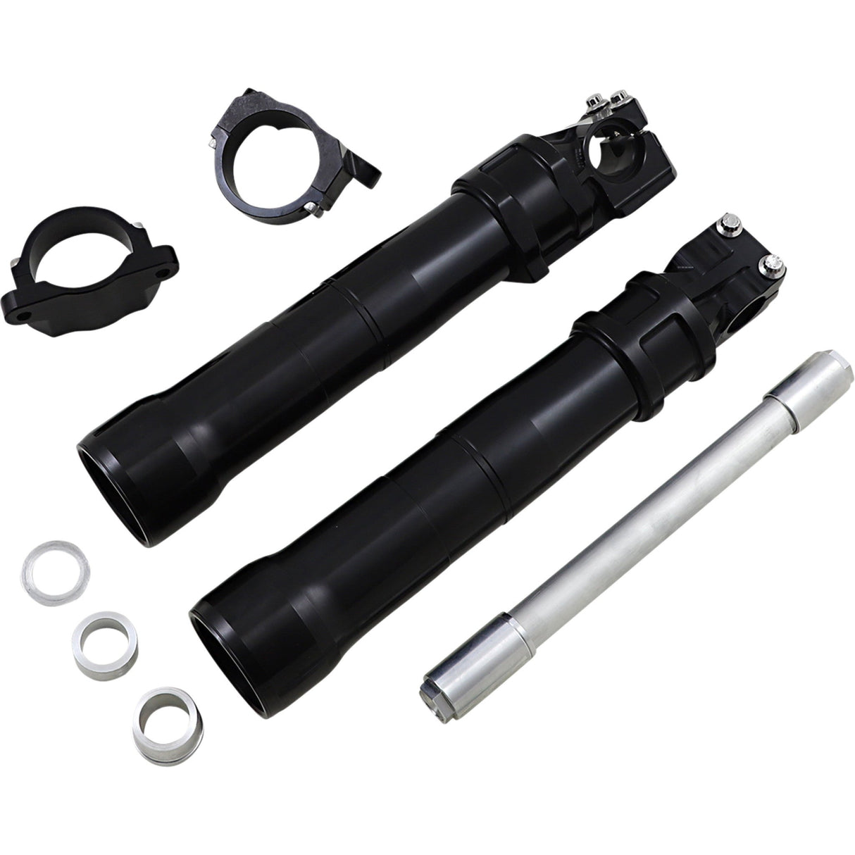 Alloy ART Next Gen Lower Front Legs 49 Mm Lower Black Anodized - 49LLFL-2ABS For Harley Touring 2014-2020