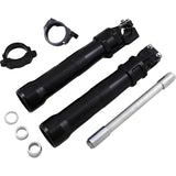 Alloy ART Next Gen Lower Front Legs 49 Mm Lower Black Anodized - 49LLFL-2ABS For Harley Touring 2014-2020