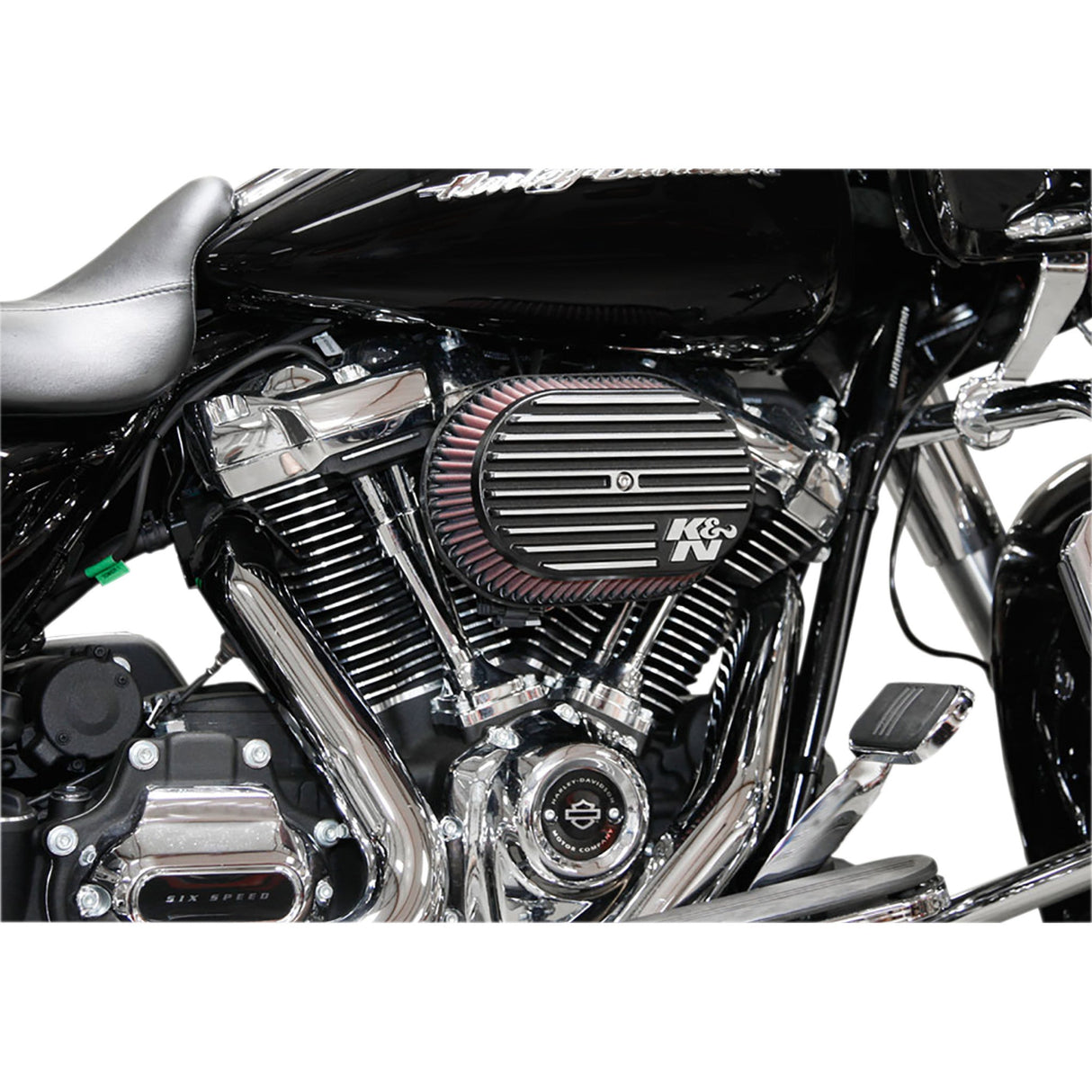 K & N Street Metal Side Draft Intake System - RK-3952 For Harley Motorcycles 2008-2017
