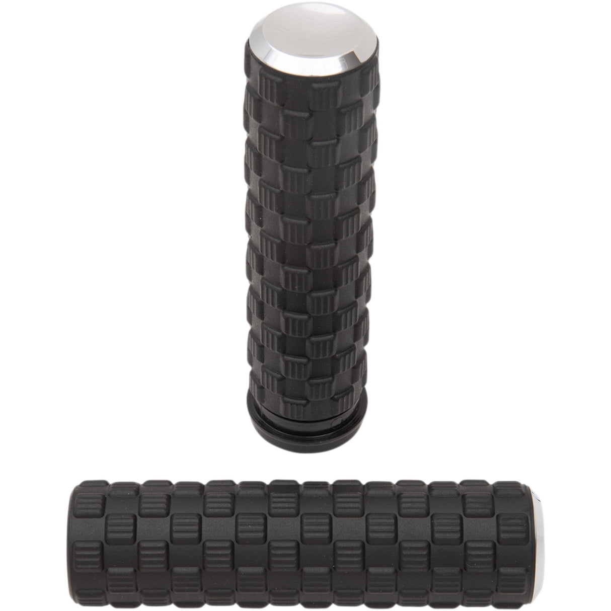 Arlen Ness Air Trax Grips TBW Chrome - 07-353 For Harley Motorcycles 2008-2025
