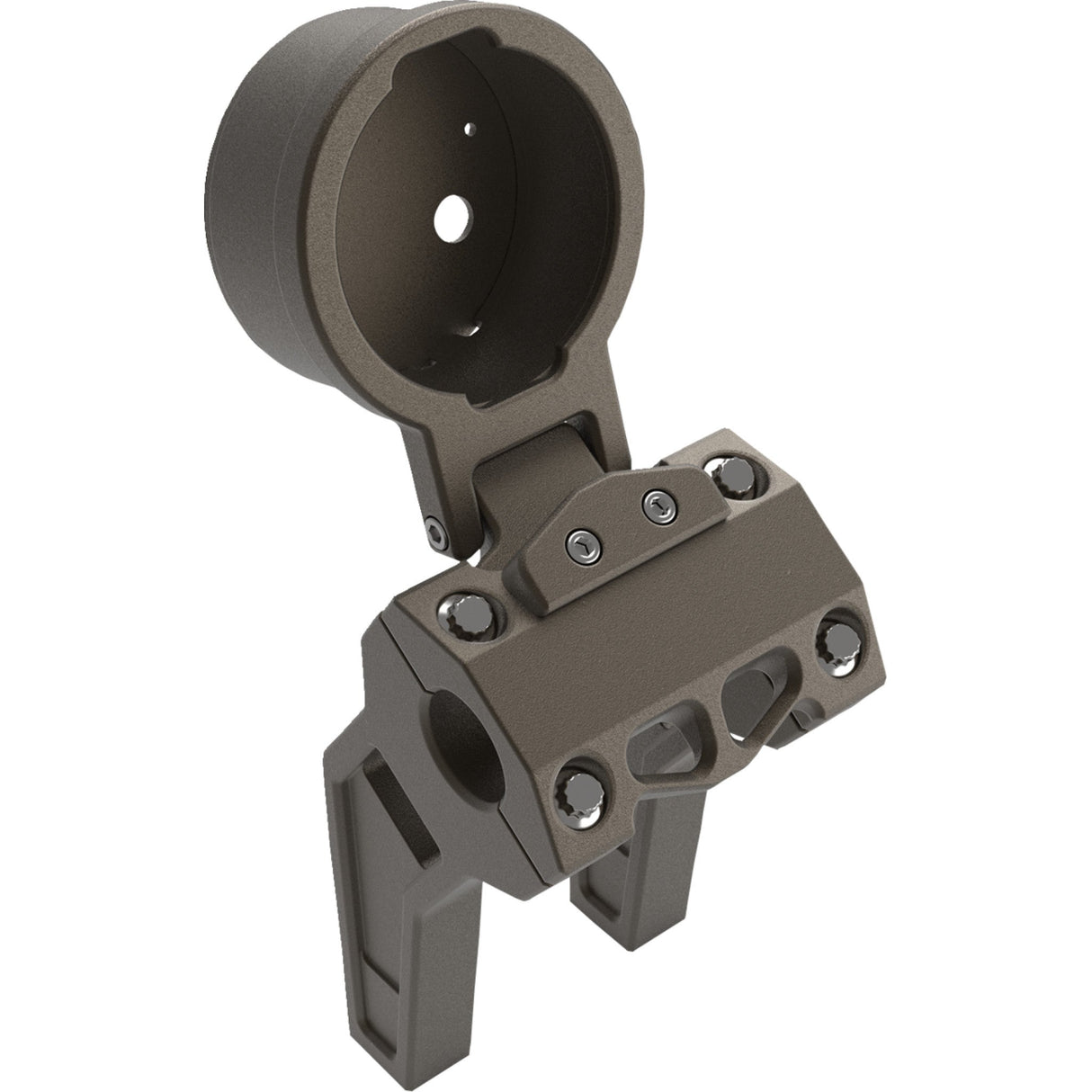 LA CHOPPERS 2201-0261 LA-7397-01Z Gauge Mount for Performance Risers - Single - Bronze - Dyna