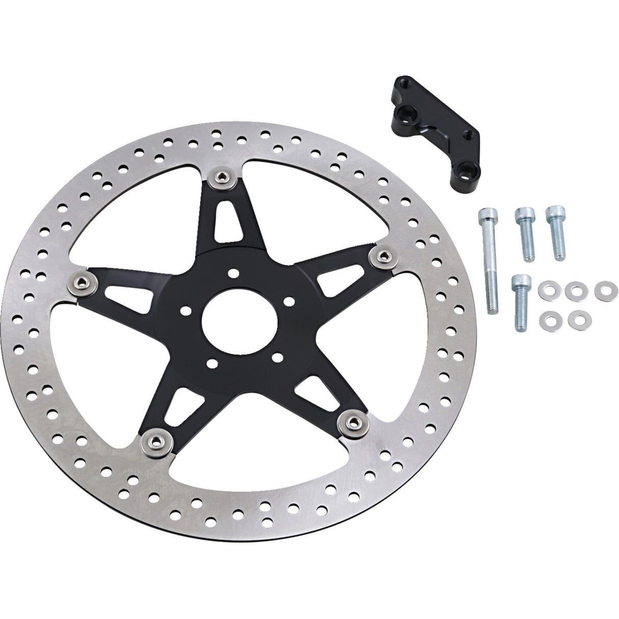 Arlen Ness Big Brake Floating Rotor Kit 14" Front Left Touring - 02-920 For Harley Touring 2000-2007
