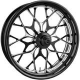 PERFORMANCE MACHINE (PM) 0201-2215 12047106PGALBMP One-Piece Aluminum Wheel — Galaxy - Front - Dual Disc/with ABS - Platinum Cut™ - 21x3.5 - '08+ FL