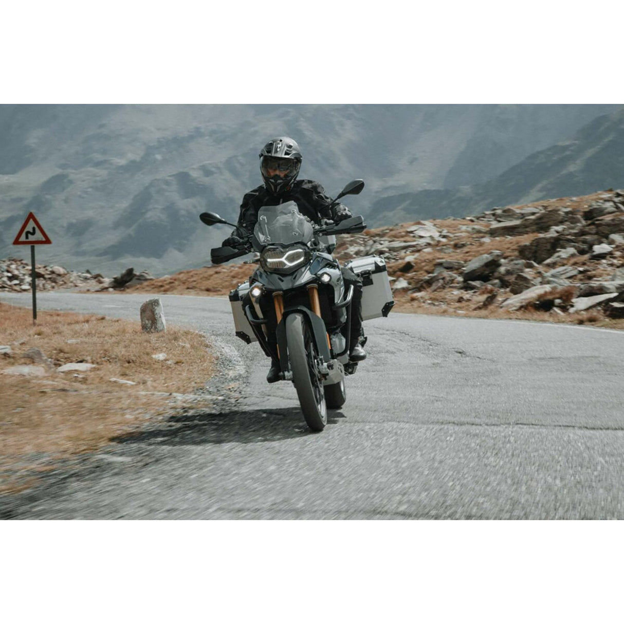 SW-MOTECH 3580-0371 KFT.11.748.70001/B TRAX ADV Aluminum Case System black - triumph tiger 800 '10-'19