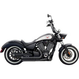 BASSANI XHAUST 1810-1997 6V23DB Pro-Street Exhaust System Pro-Street Exhaust - Black - Turnout