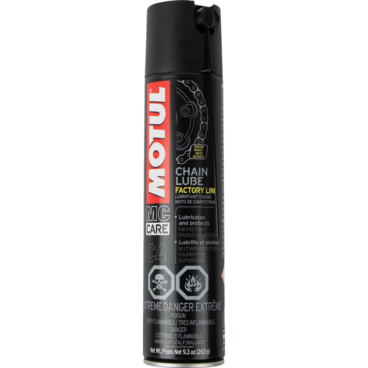 MOTUL 3605-0041 111821 C4 Factory Line Chain Lube Factory Line Chain Lube - 400ml - Aerosol