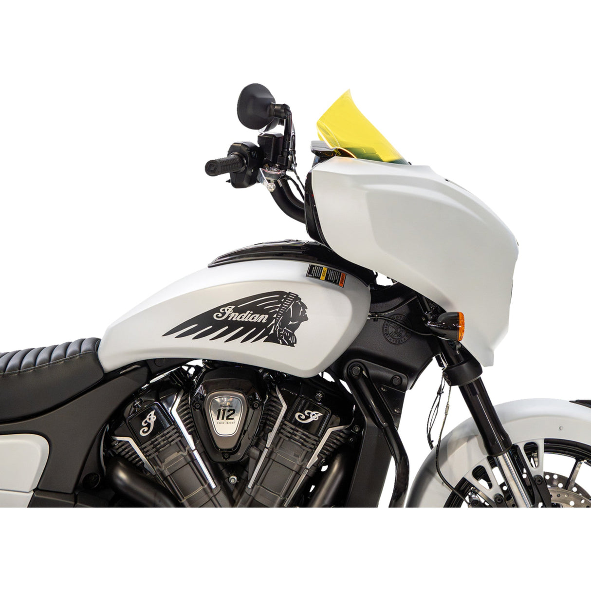 KLOCK WERKS 2312-1515 KWW-04-0648 Ice Flare® Windshield Windshield - 9" - Yellow Ice - Chieftain PowerPlus/Roadmaster PowerPlus