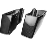 Slyfox Saddlebag Bottoms Carbon Gloss - 1020-SBTC-G For Harley Touring 2014-2023