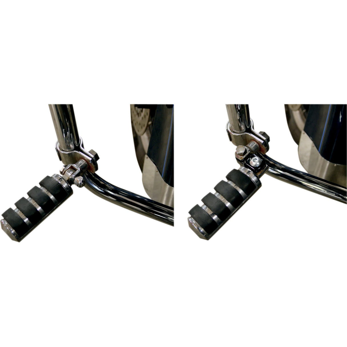 LA CHOPPERS 1620-1133 LA-7202-00B Footpeg Relocation Clevis - Footpeg Relocator - Black